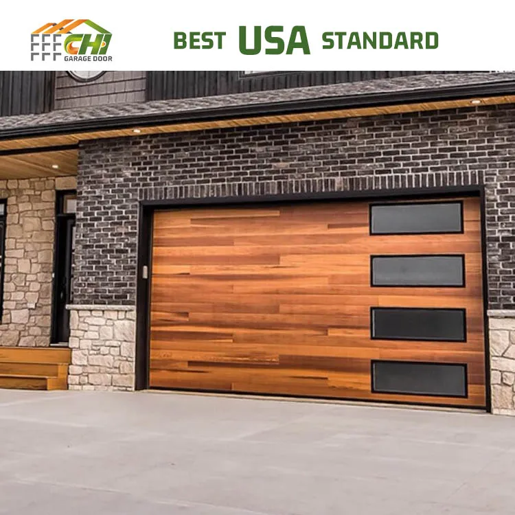 Puertas Garajes 16x7 Usa Warehouse Security Automatic Sandwich Panel Insulated Sectional Garage Door