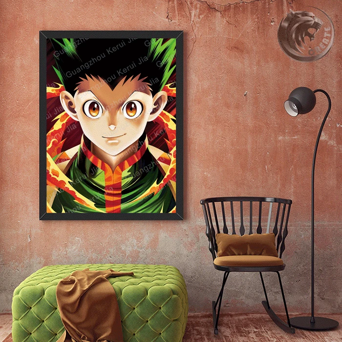 Newest Arrival Wholesale and custom 3D 30*40cm Hunter X Hunter Seriecs 3D Lenticular Flip Anime Poster for Advertising Gift