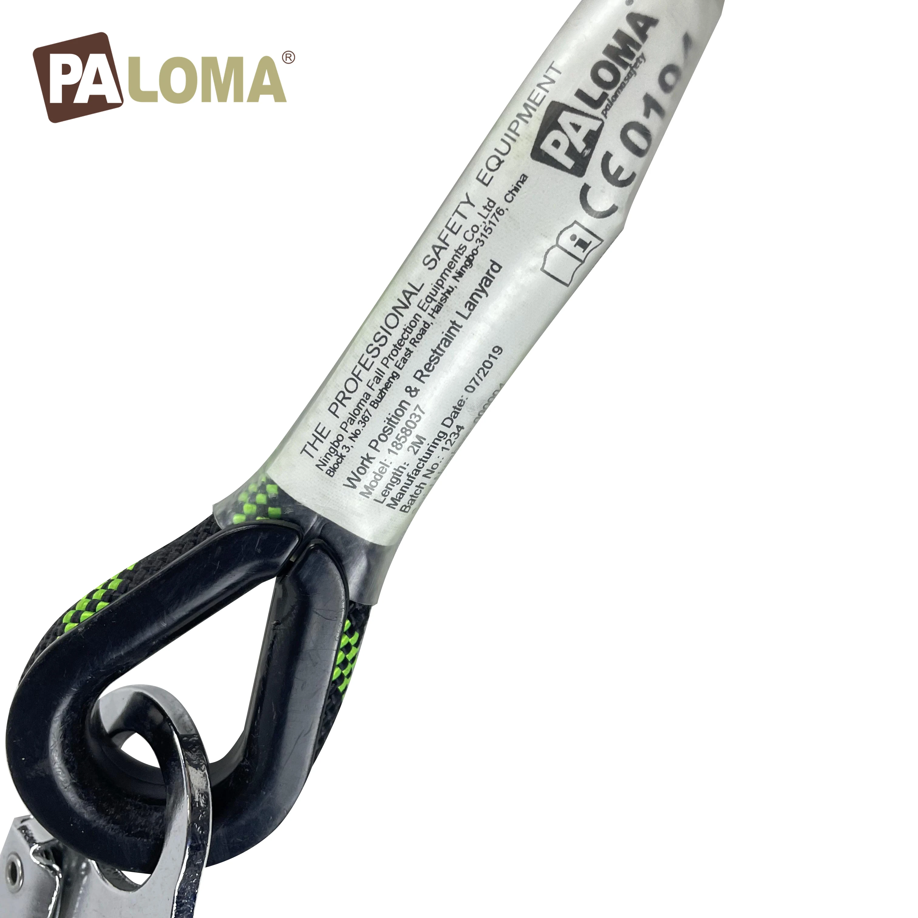 2m Work positioning safety lanyard adjustable CE EN358 Fall Restraint