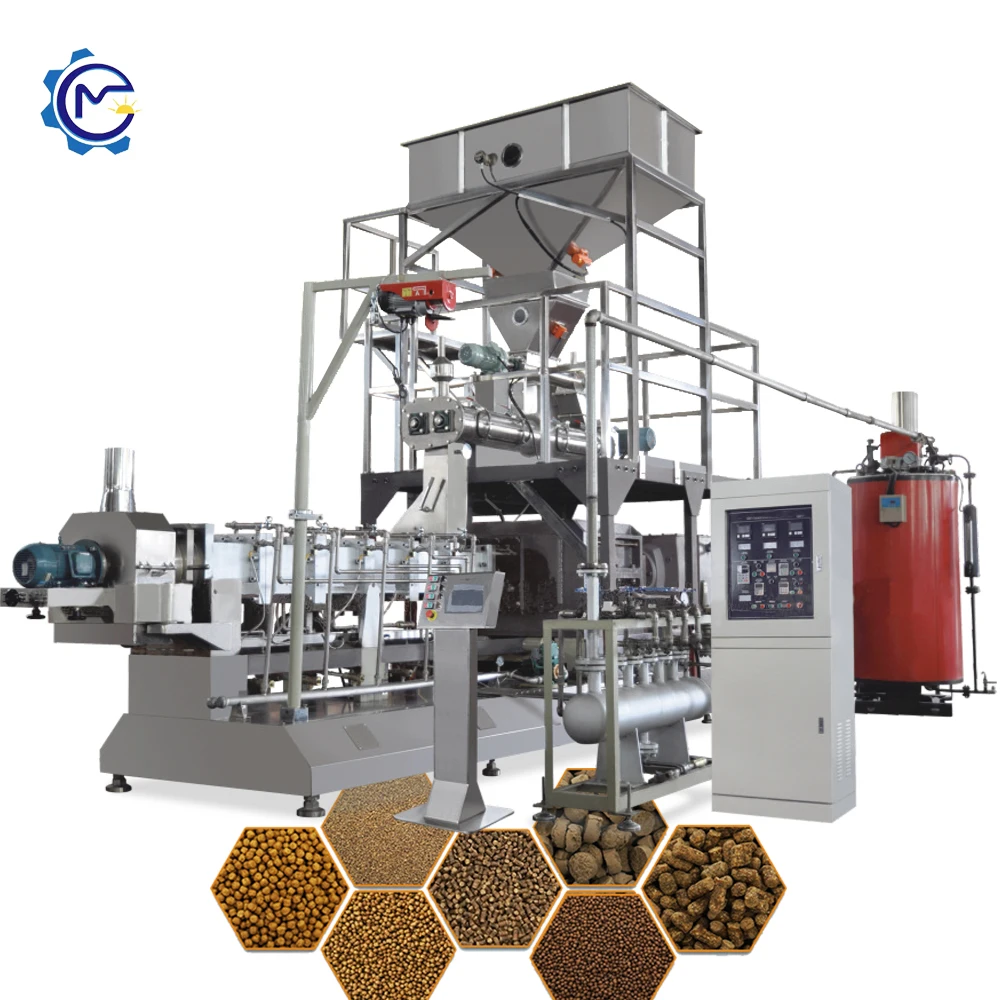 Fish food manufacturing machine fish food making feed processing shrimp carp feed pellet  machine
