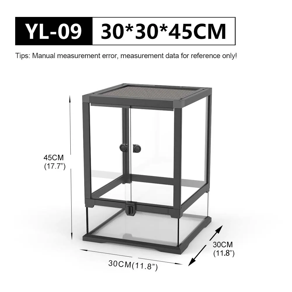 NOMOY PET Reptile glass terrarium rainforest for Bearded Dragon Tortoise Reptile Amphibian