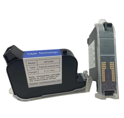 Yaomatec Low Price JS12(M) Handheld Inkjet Printer Quick Dry Black Blue Red Yellow Green Ink Cartridge