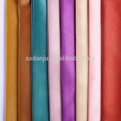 China suppliers chinese shiny polyester spandex silk satin fabric