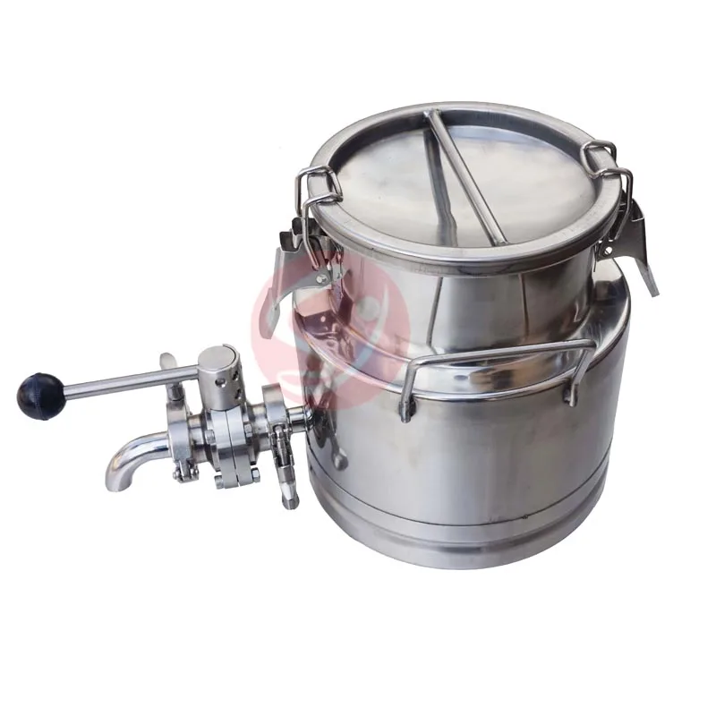high quality stainless steel milk steel milk can with tap made in china