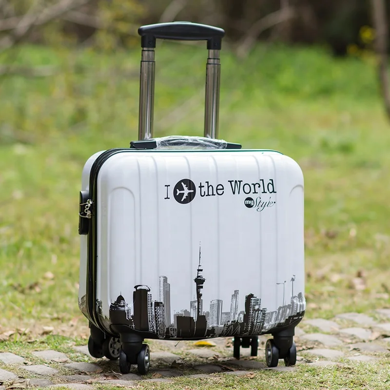 Custom Printing ABS PC Hard Shell Luggage Koffer 3pcs Set Butterfly Pattern Printed Suitcase Travel Bags Hand Suitcase