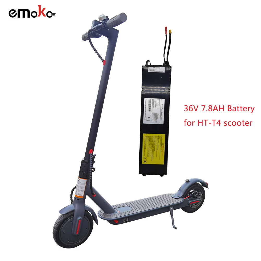 Emoko scooter lithium battery 18650 36v 7.8ah HT-T4 8.5 inch for similar mj365 electric scooter