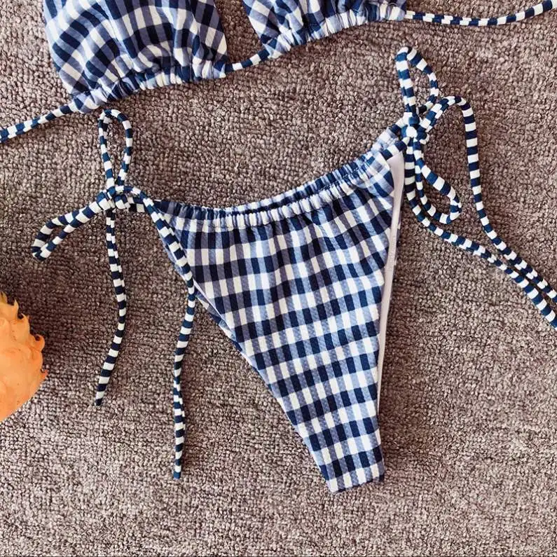 Customized top quality glitter Sexy bikini hot selling season swimwear