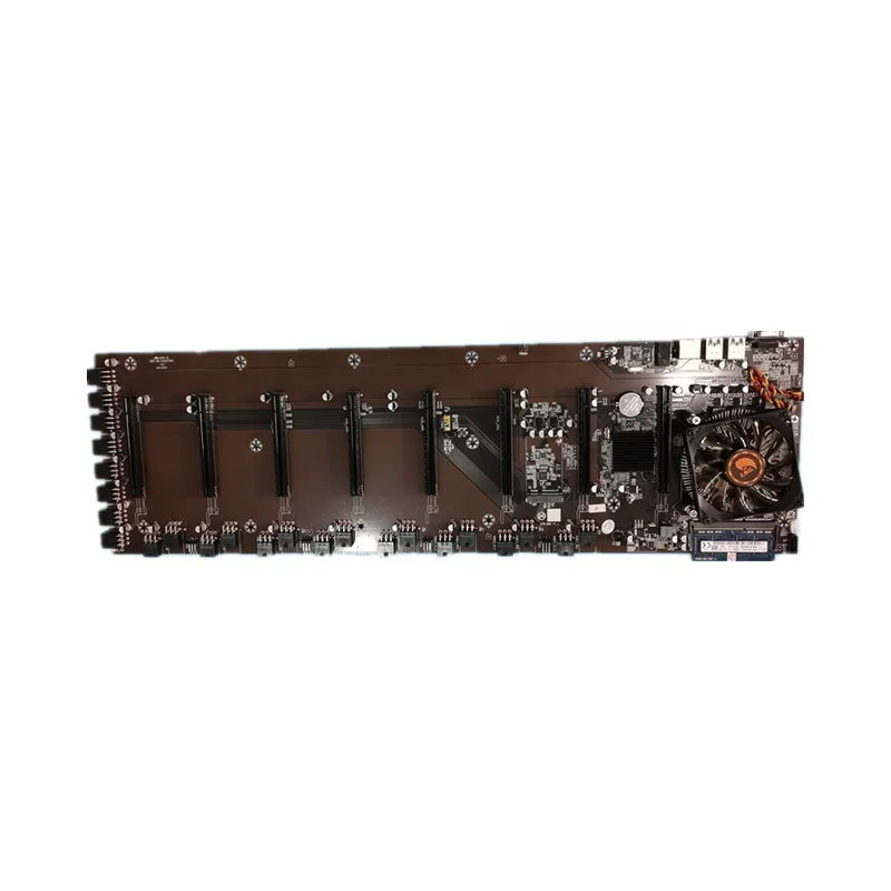 Резервная материнская плата для компьютера, 8 gpu, материнская плата с поддержкой RTX3060 3070 3080 3090, видеокарта