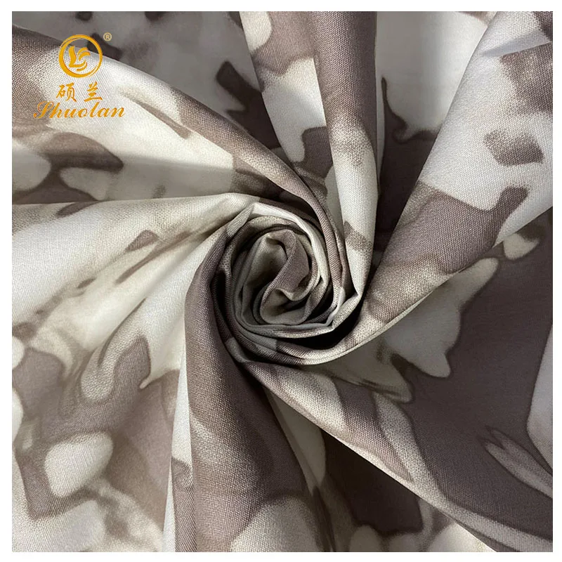 2023 Textile Rayon Woven  Poplin Fabric Printed  Factory Delivery  100% Cotton Fabric For Grade Suits and Shirts