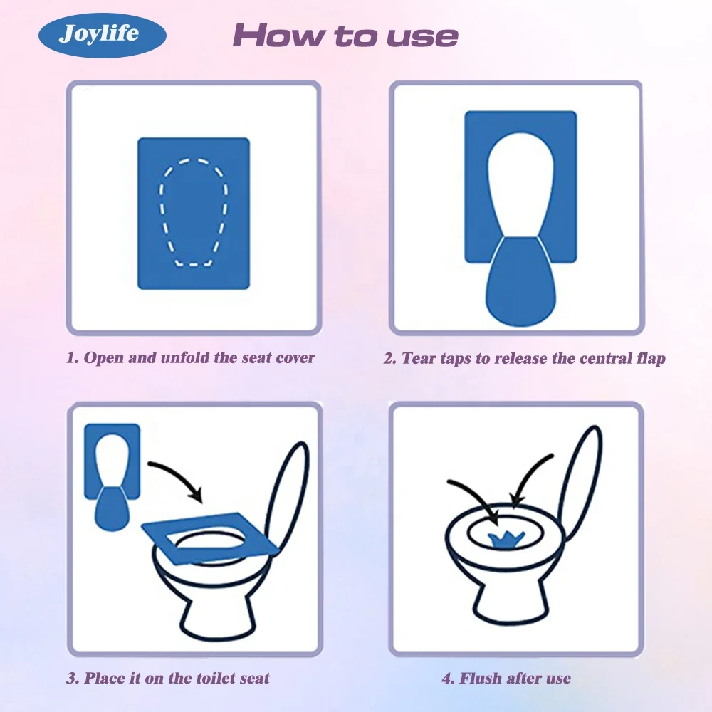 Cheap Price Good Quality Hygienic Protective Fold Disposable Flushable Toilet Seat Cover Paper