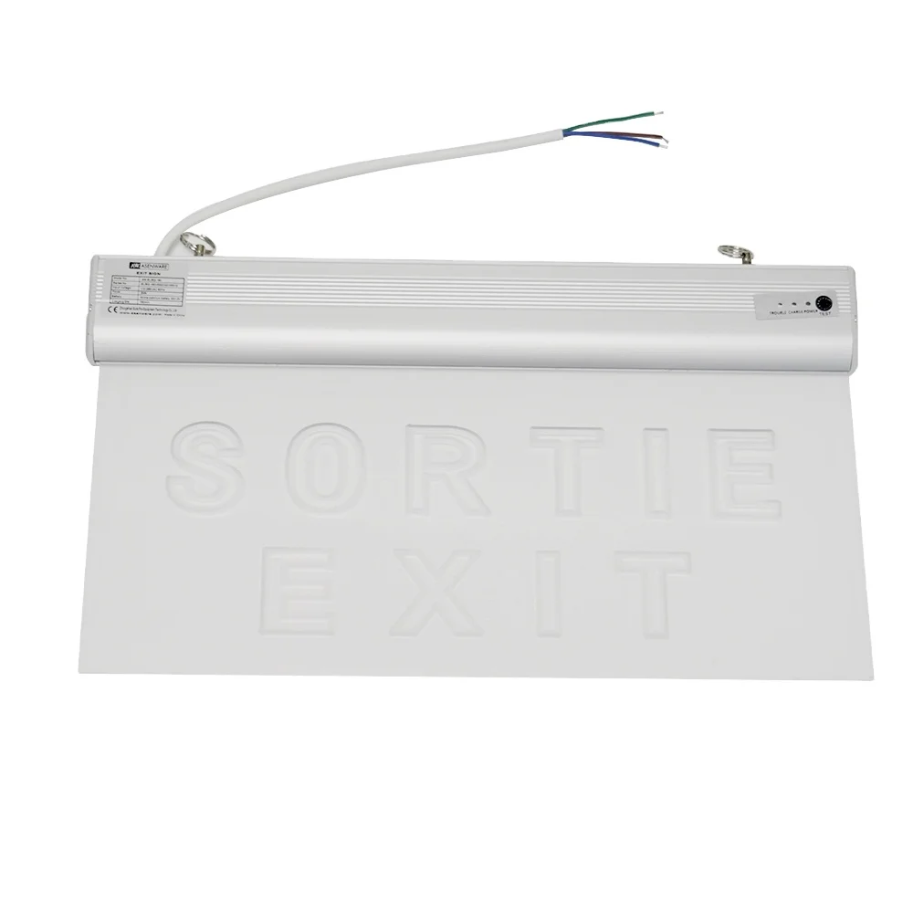 guta fire  directional lighted signs fire resistant emergency light illuminated building signs