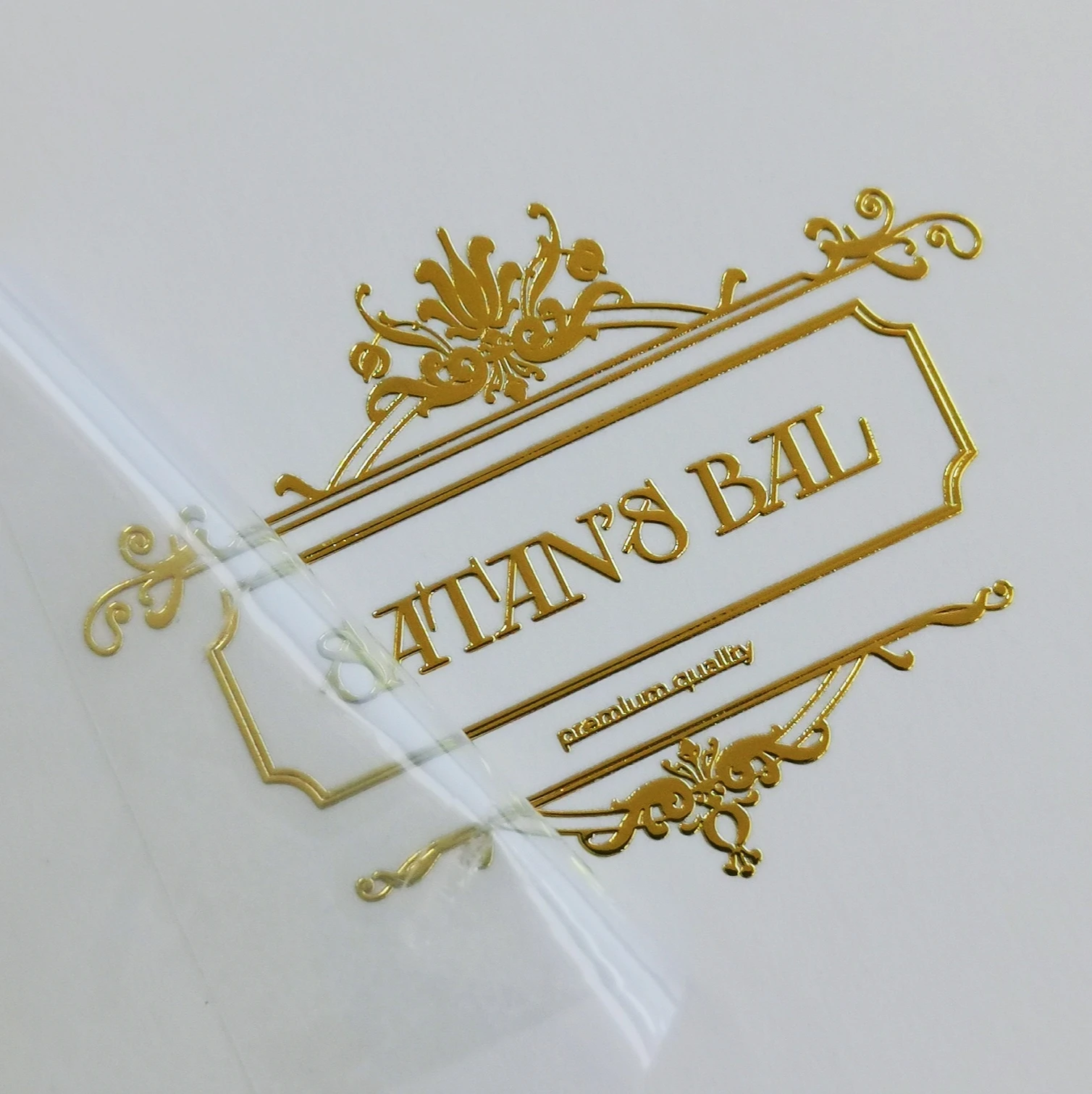 Customized Electroformed Label Thin Nickel Metal Sticker Logo