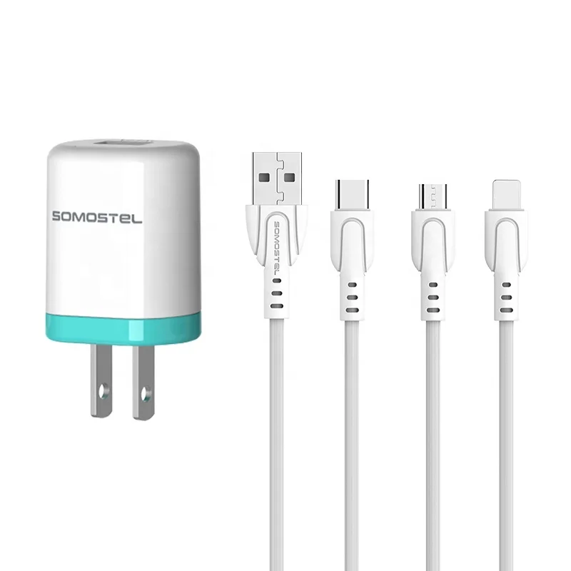 
mobile phone charger cell phone charger 1 USB cable 1.2A phone charger for huawei /samsung 