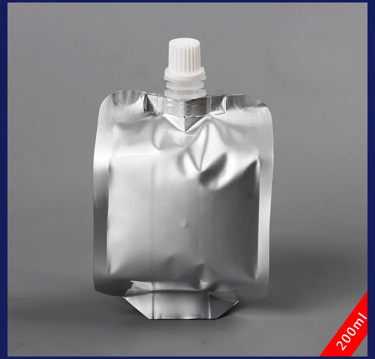 aluminum foil nozzle bag Plastic Beverage Bags DIY Drinking Fruit Juice Storage Bag Stand Up Spout pouches