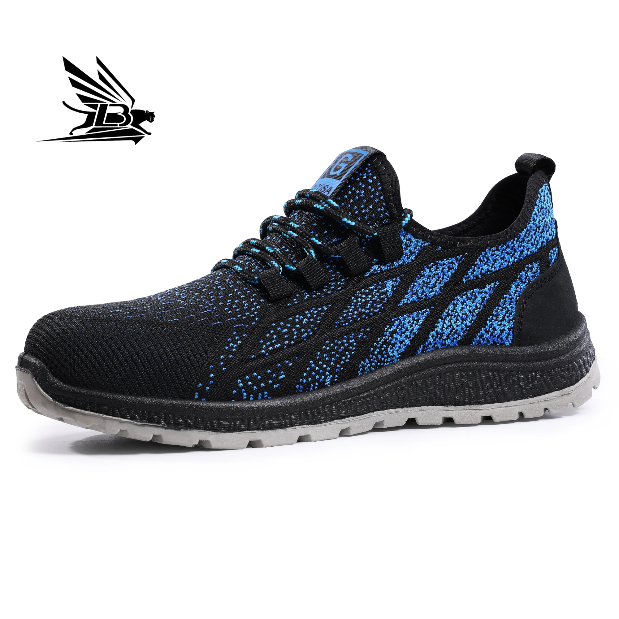 Fashion Steel plate midsole working protection safety shoes European standard steel toe safety shoes