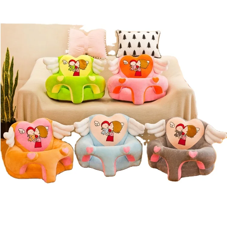 
Wholesale high quality hot selling stuffed toy baby angel wings sofa creative cartoon sofa baby learn to sit sofa 