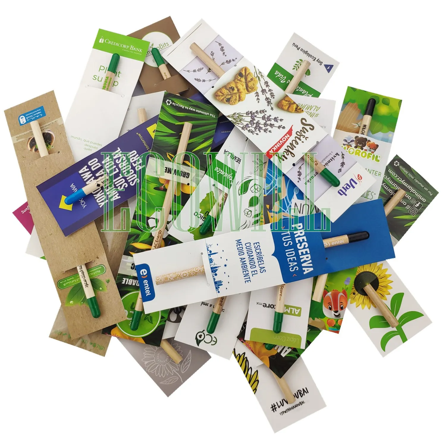 2021 New Creative Plant Me  Plantable Seed Pencil Back Card