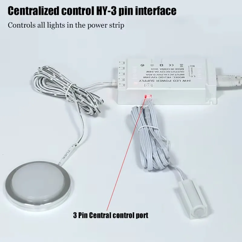12V LED strip power supply cabinet light power supply 18/24/36/60/100W strip Light transformer DuPont Port Eu/us Plug