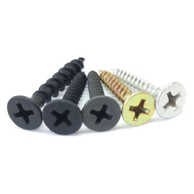 Fasteners Dry Wall Nails High Strength Drywall Black Hard Screws Head Drywall Screw