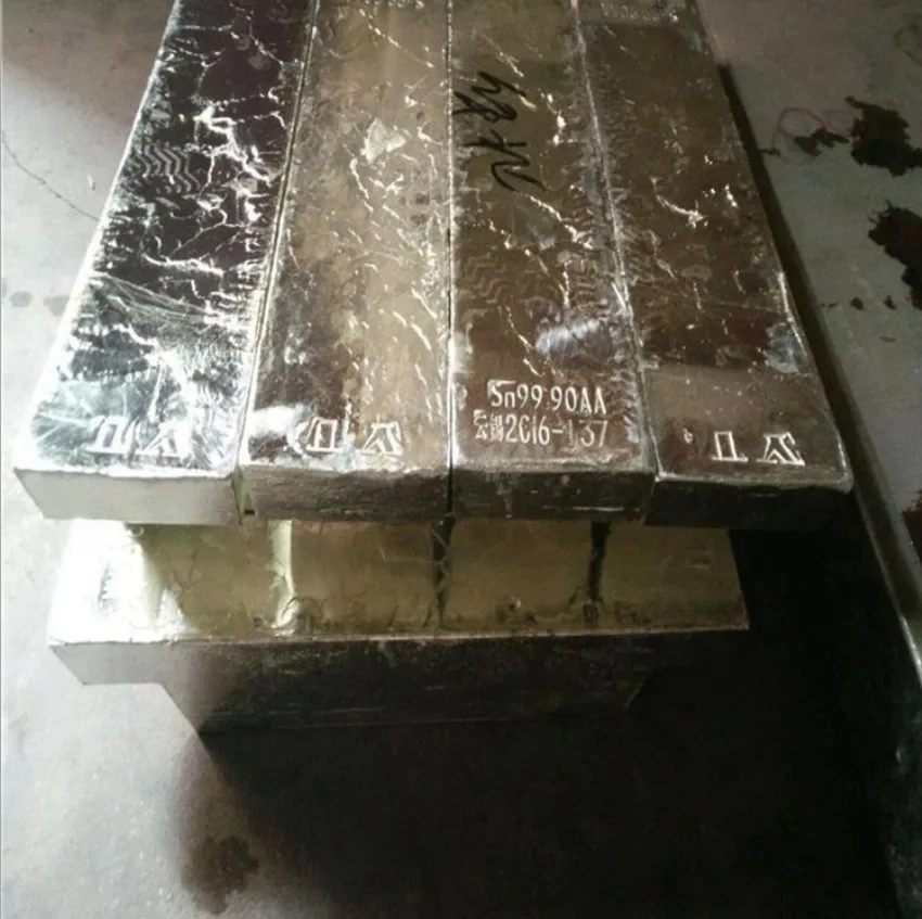 Tin Ingot Manufacturers Sell Tin Ingot 99.9%