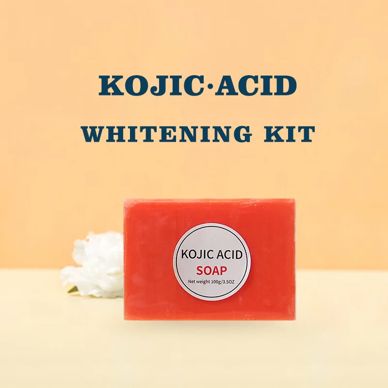 Hot selling 3-piece set of Kojic Acid Body Cream Handmade Soap customized your own brand