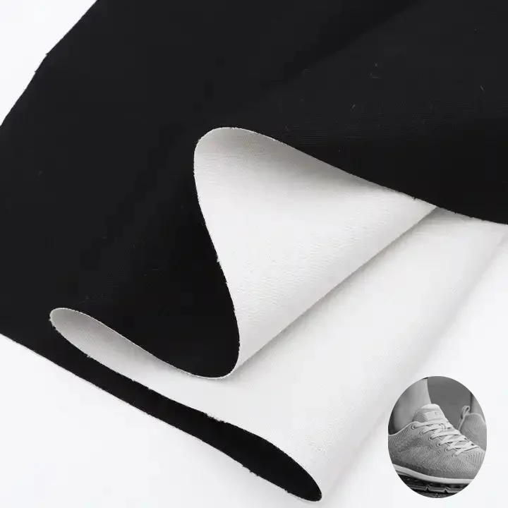 Custom Canvas Double-Sided Canvas Composite Cloth Canvas 100% Cotton Fabric For Shoes