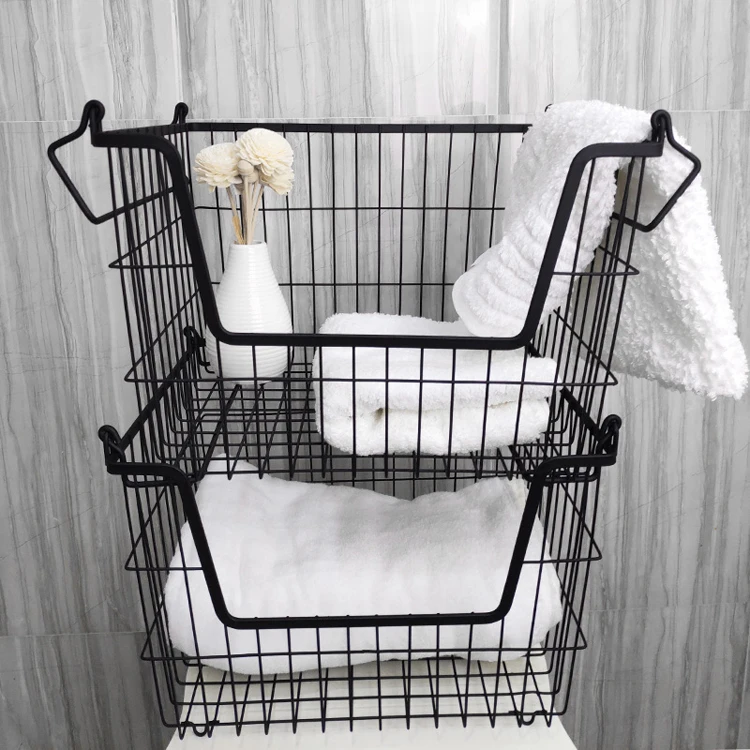 GOURMAID Kitchen  Metal Vegetables Basket Fruits basket Storage Basket