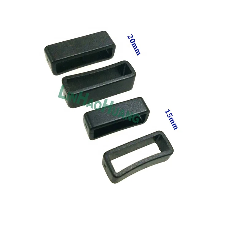 Plastic Belt Loop Keeper Square Loop Buckles Belt Harness Backpack Straps