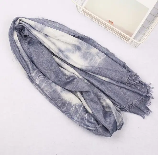 Fashion women viscose tie dye scarf