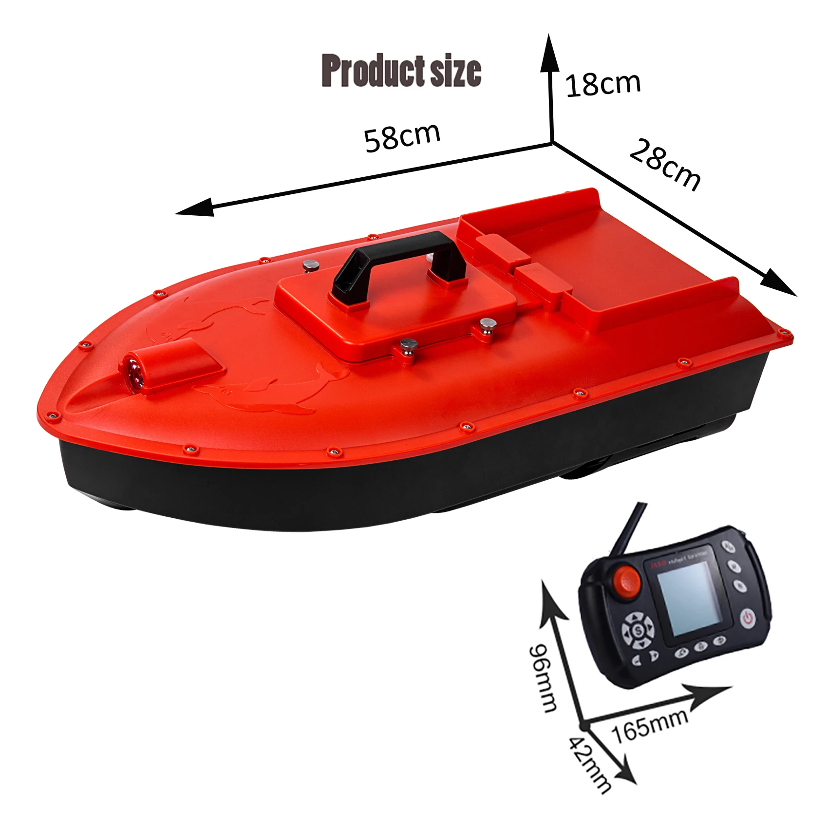 JABO DOLPHIN Saltwater/Sea bait boat GPS positioning, automatic forward, automatic return