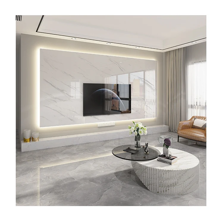 Современная Минималистичная настенная плитка для гостиной и телевизора, керамический камень, атмосферная настенная декоративная каменная тарелка, мраморная плита