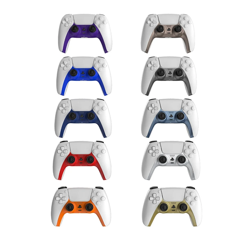
2020 Amazon Hot Sale Durable Decorative Strip ABS MultiColor PS5 Cover PS5 Controller DIY Cover for PS5 Controller 