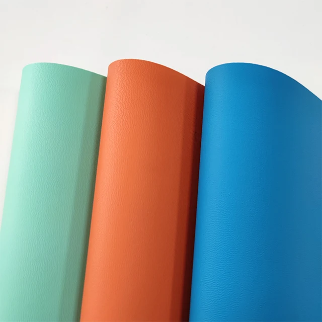 Smooth Yangbuck Leather For Phone Case Sheep Skin PVC Handbag Leather