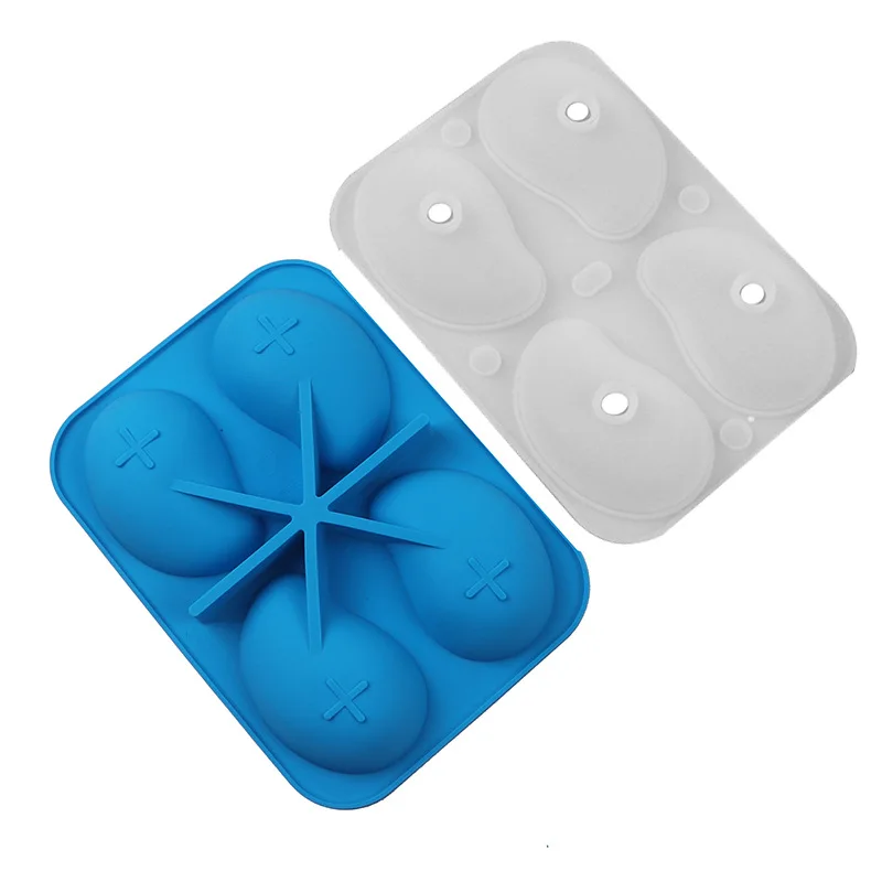 Mango silicone mold, can be used to make ice cubes, cakes, chocolates, candles, soap