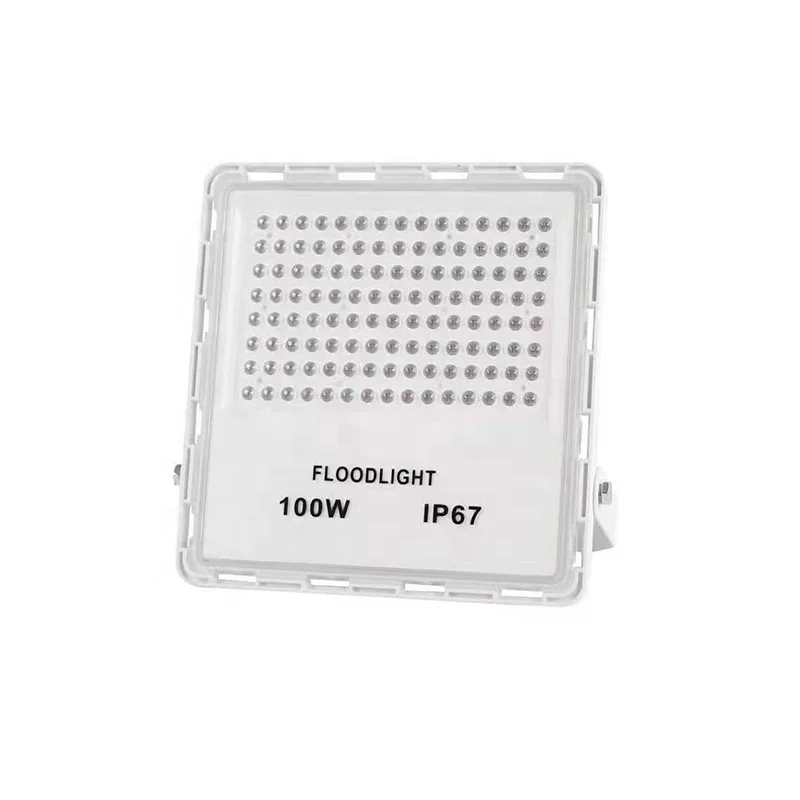 Outdoor IP65 solar 50w slim SMD 100w led floodlight for garden
