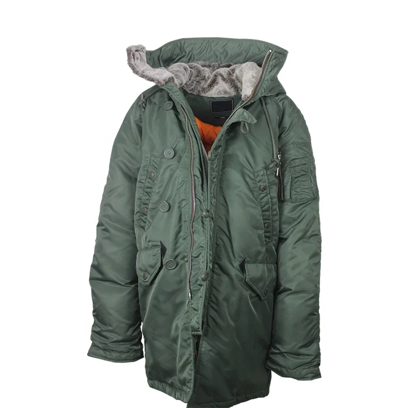 Men winter military cold weather parka army green outdoor fleece army jacket breathable weatherproof parka
