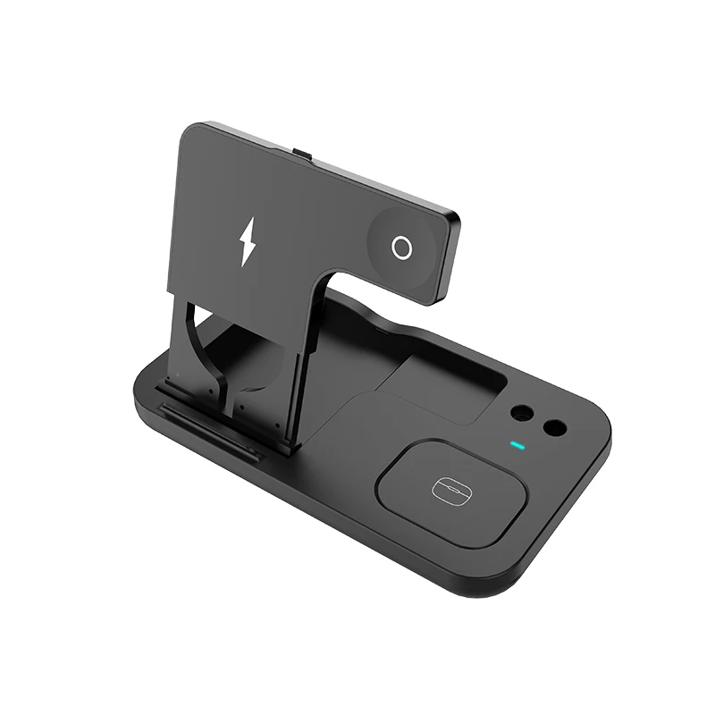 4 in 1wireless charger 15w dual wireless charger stand wireless charging station
