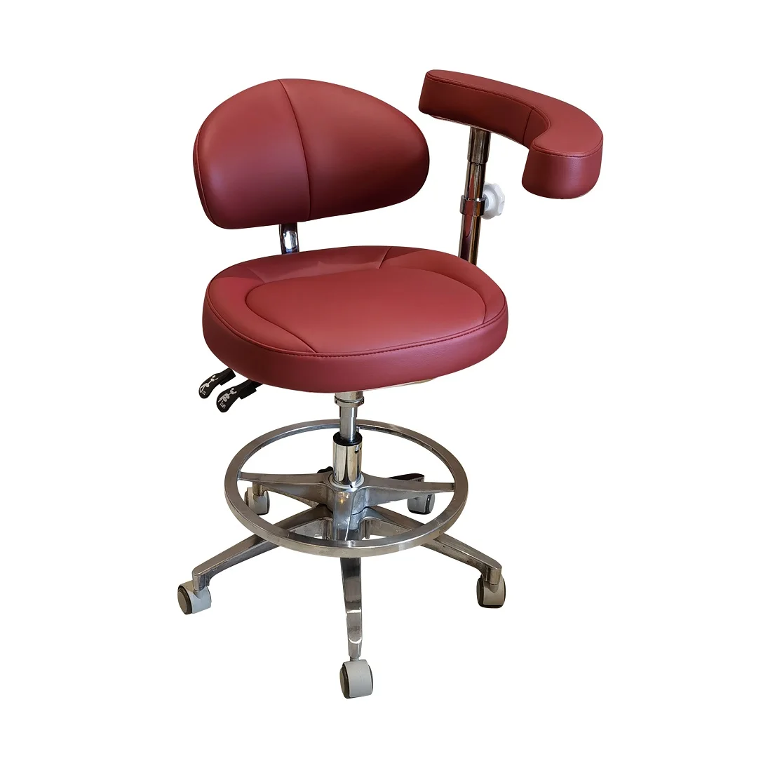 clinic armrest opearator equipment unit doctor dentist surgical assistant dental  chair stool