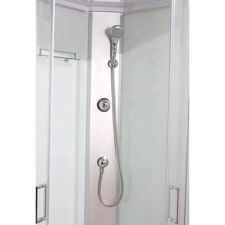 Factory direct sale mat tempered glass bathroom cabin sliding shower cubicle