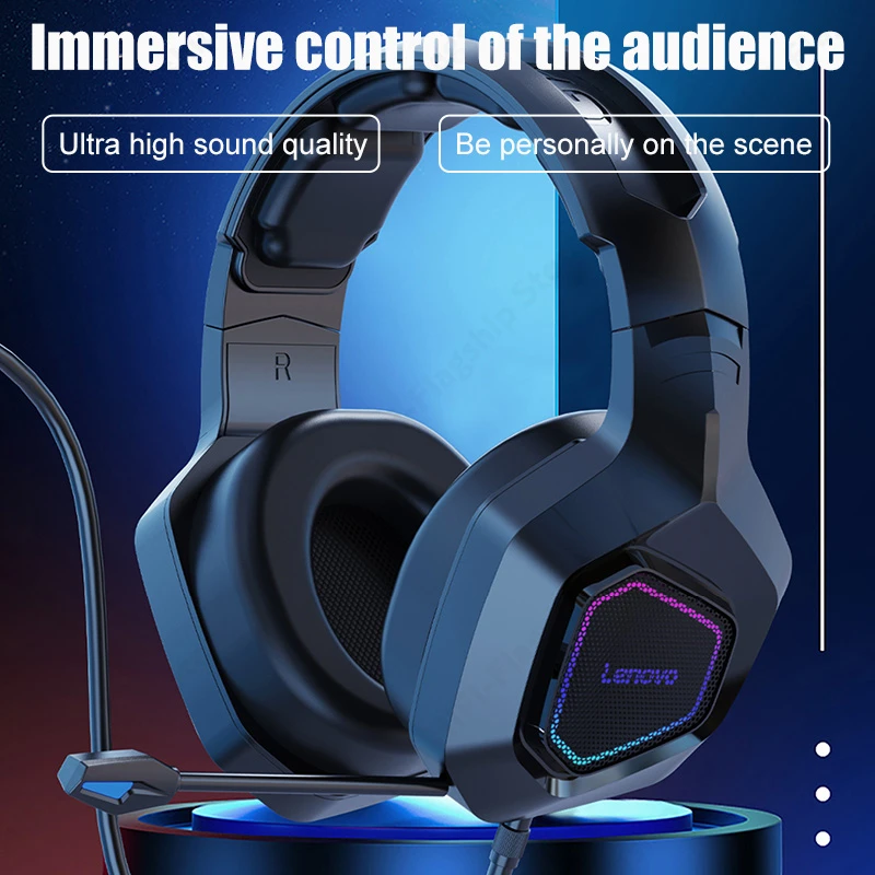 2022 Hot Lenovo G50-B 3D Stereo Surround 7.1 Gaming Headset Portable Noise Cancelling Microphone Headphones