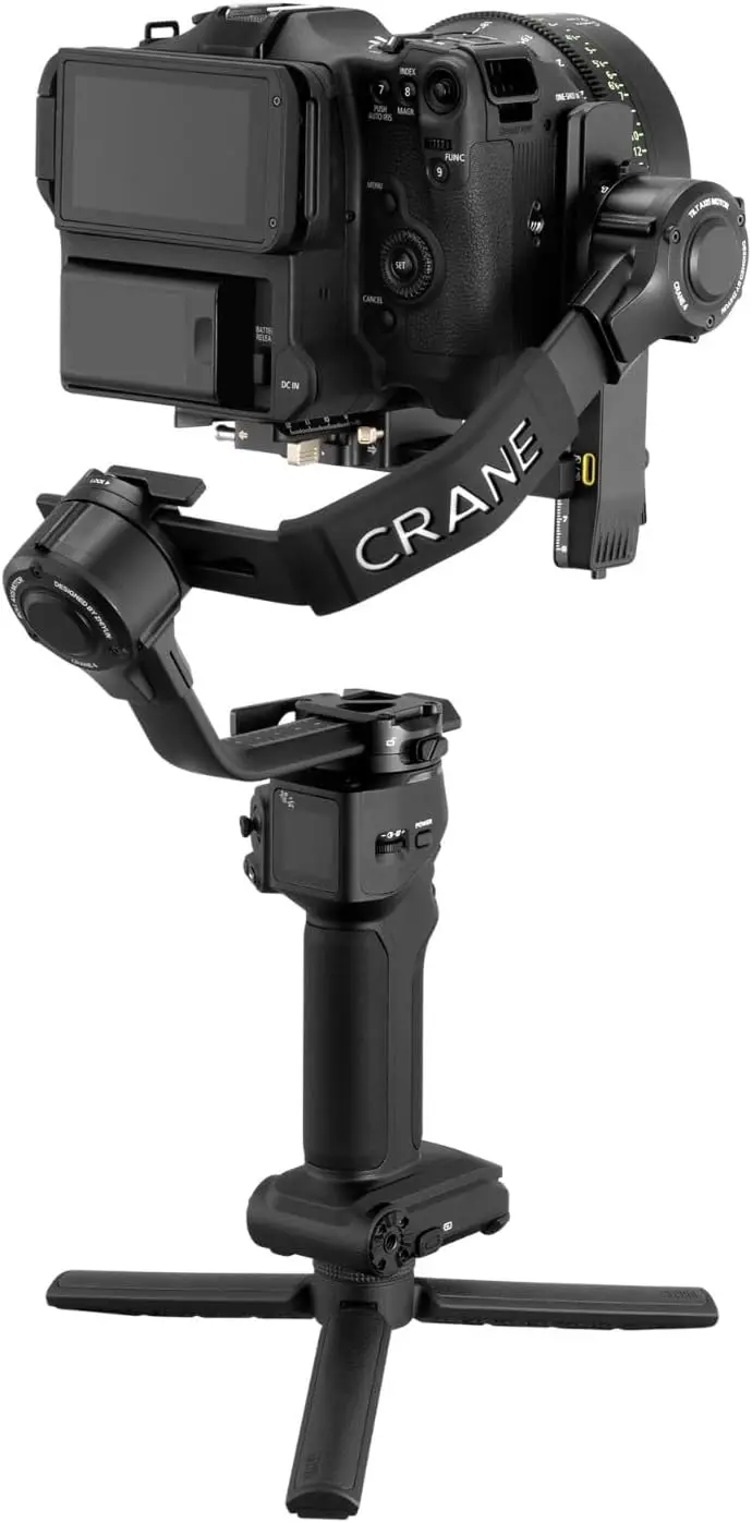 Zhiyun Crane 4 professional DSLR Cinema Camera Camcorder 3 Axis Gimbal Stabilizer for Sony Canon Nikon BMD 4K 6K