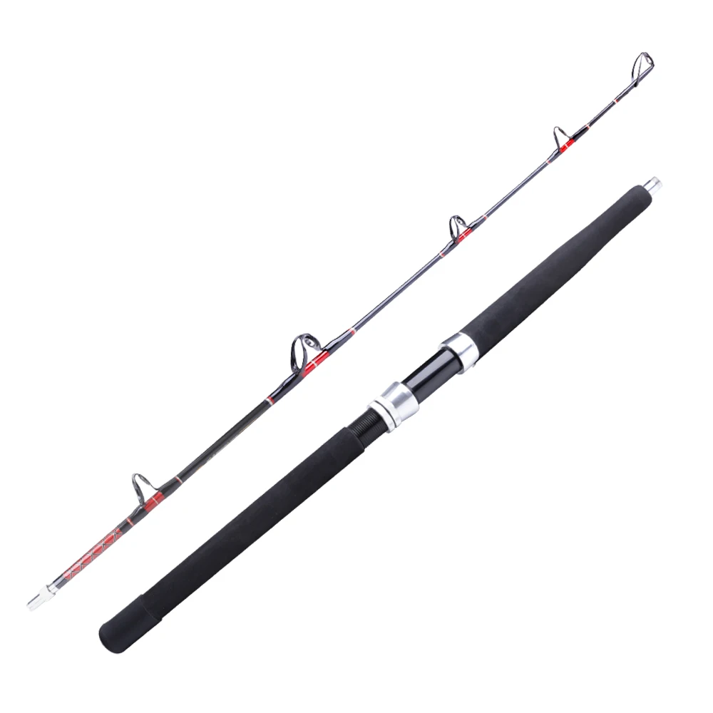 FTK 1.55-1.85m Boat Fishing Rod Spinning Rod Pole Fiber Glass