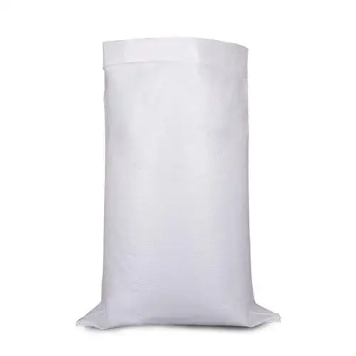 custom 5kg 50kg 25kg empty white pp woven basmati rice packing bag for sale