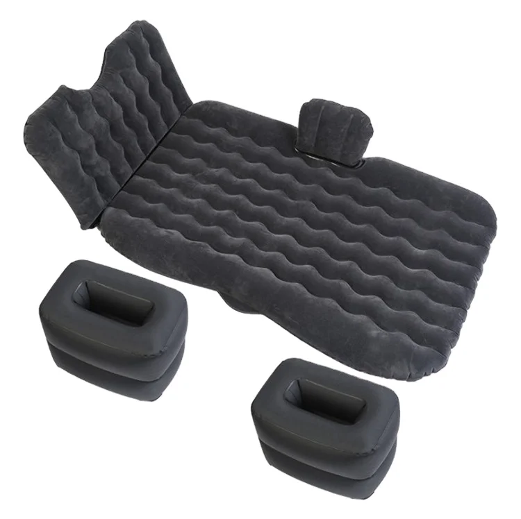 Travelling Wave Design Car Mattress Inflatable Air Bed with Back Seat Rest Cushion