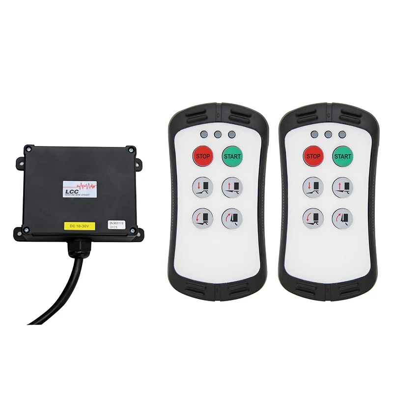 A400 LCC 4 button key single speed 10-30v factory hoist wireless industrial remote control IP66 waterproof overhead crane truck