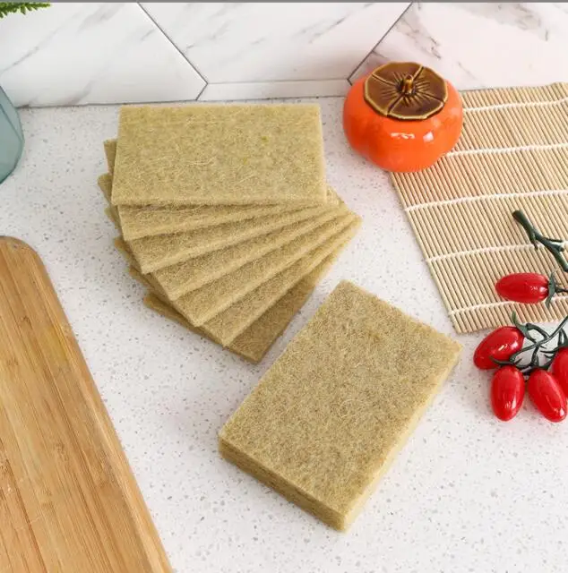 Natural sponge kitchen cleaning coconut fiber coir fiber scourer