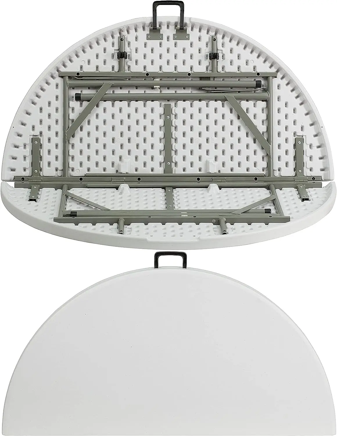 Factory delivery Plastic Round Table Folding Cocktail Table Indoor Outdoor Banquet Table for Parties and Weddings