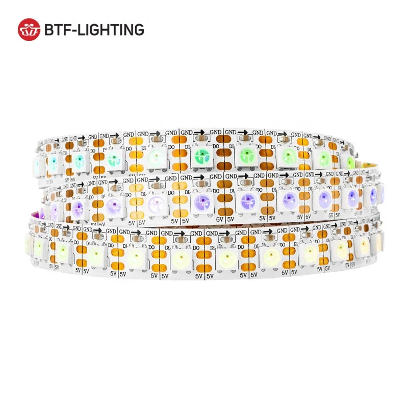 WS2812B WS2812 60 светодиодов/м пикселей 300 светодиодов 5 м RGB цифровая светодиодная лента Гибкая мечта полный цвет