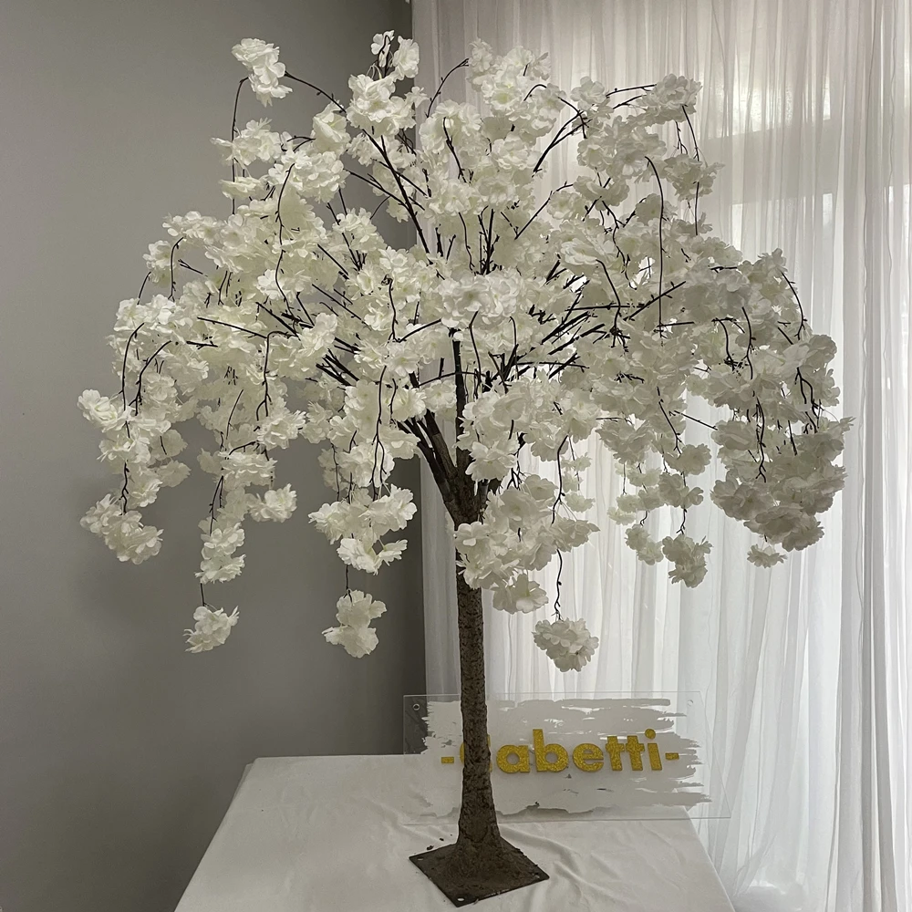 5ft Pink Cherry Blossoms Tree Table Top Centerpieces