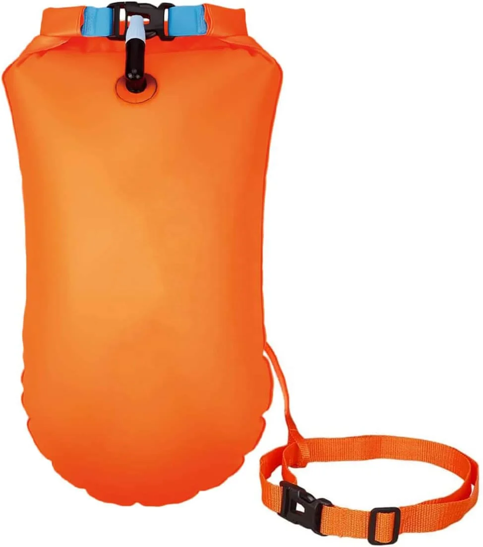 Factory Direct Supply Hot Sale 20L Swim Buoy Waterproof Dry Bag Safety Float Keep Gear Backpack for Boating Kayaking Swimming